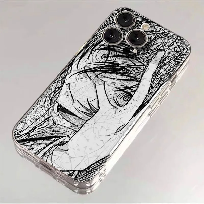 

Cartoon comic Cute Code Geass Clear Soft TPU protect Case for iPhone 16 15 13 12 11 14 Pro Max Plus 17Pro Anime shockproof Cover