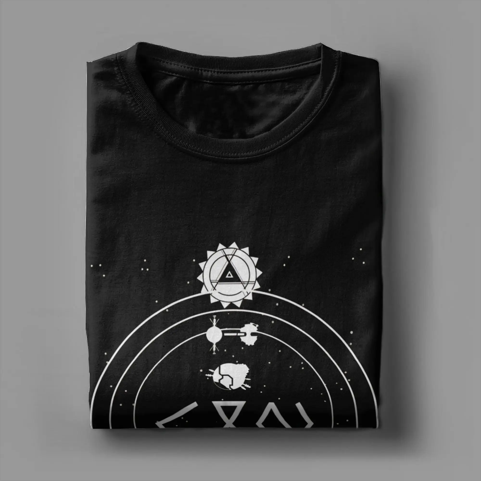 Outer Wilds Detailed  T-Shirts for Men Women  Funny Cotton Tees Crew Neck Short Sleeve T Shirt 6XL Clothes