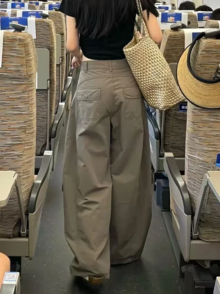 

plus Size American Style Workwear Jeans Women High Waist Straight Leg Wide Leg Pants Pear Shape Body Slimming Spring Fashion