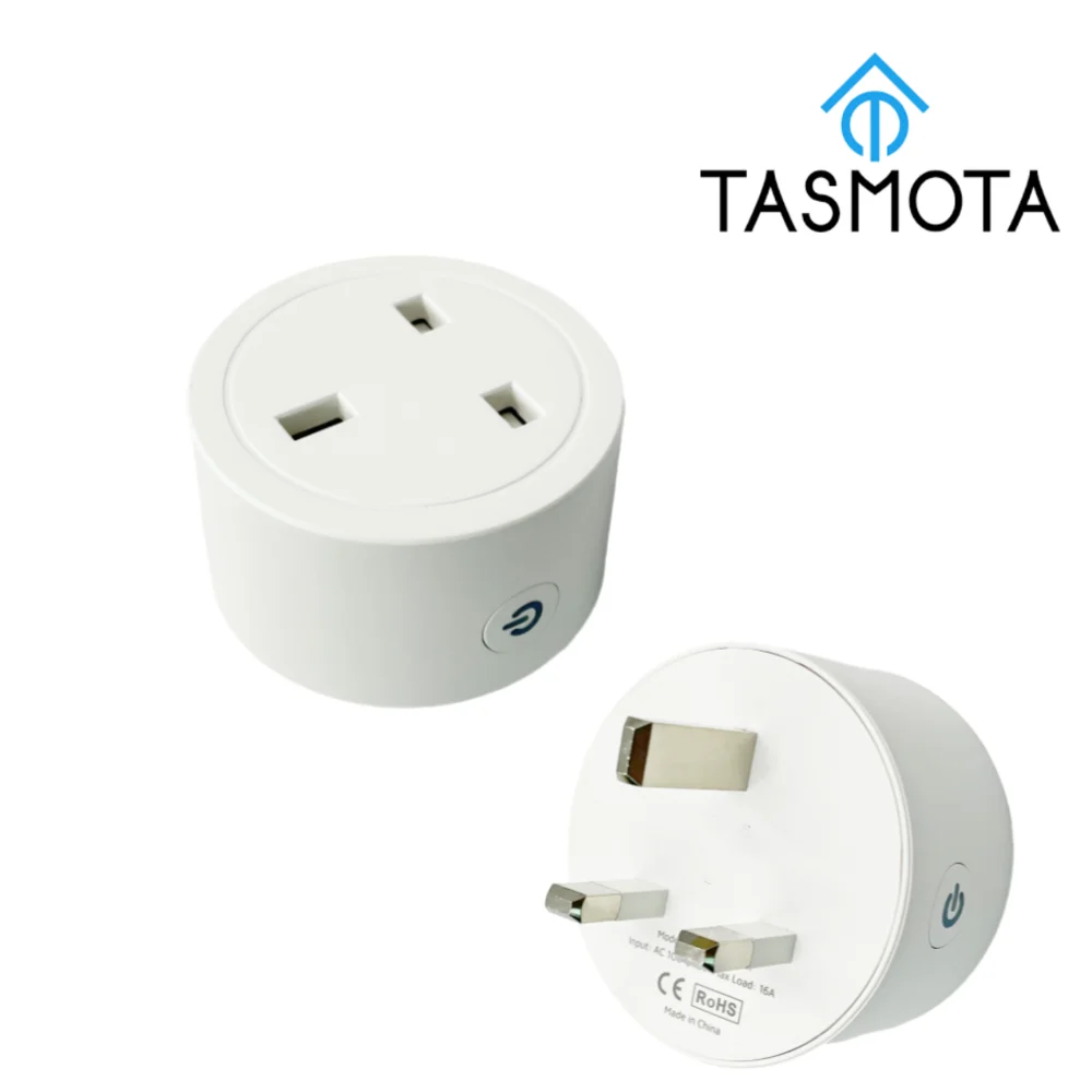 Athom Smart Home Preflashed Tasmota Wifi Plug Werkt Met Home Assitant Elektrische Verbruik Monitoring 16A Uk Standaard