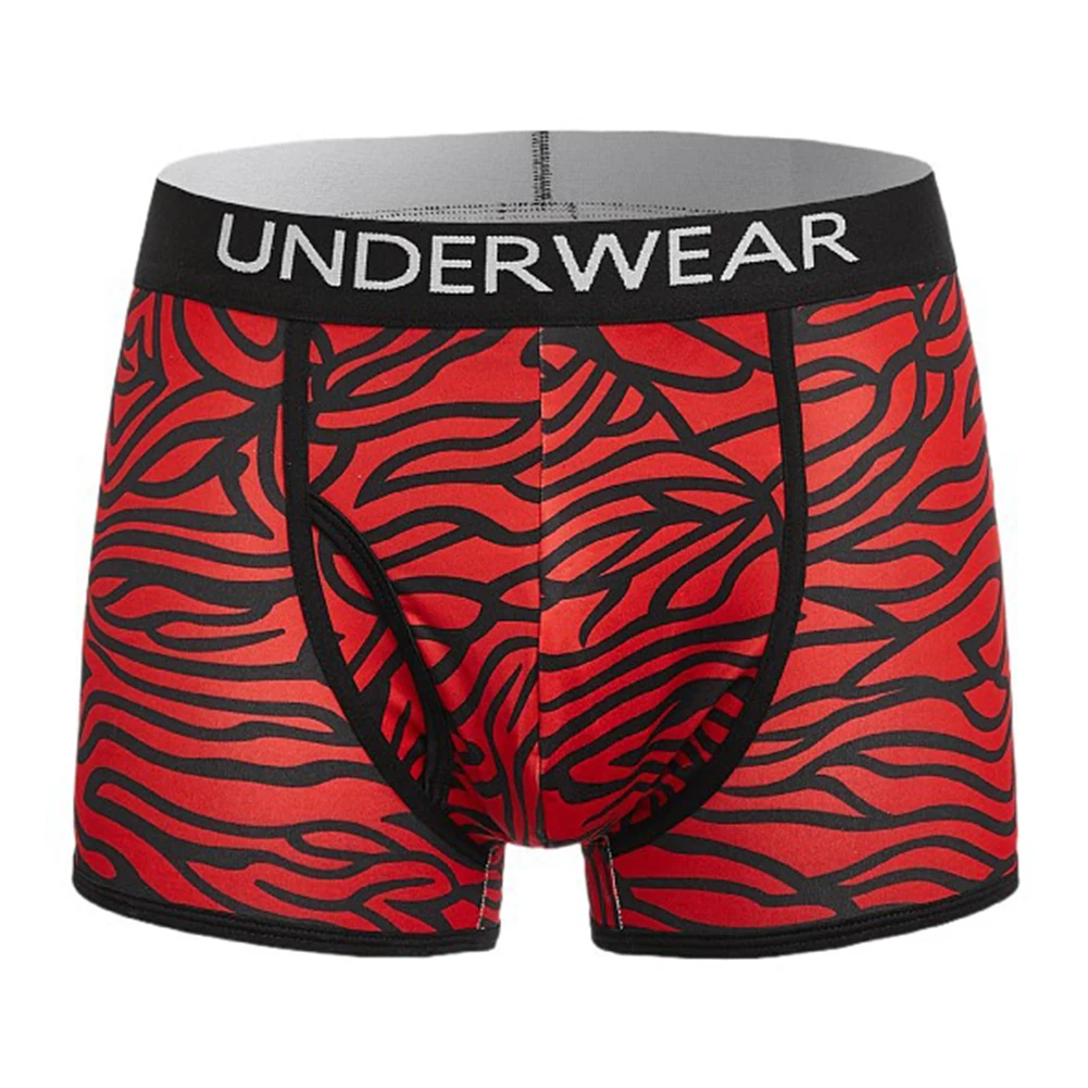 Männer sexy Unterwäsche Slips Shorts Höschen bedruckte Tasche Jock strap Unterhose elastische bequeme Dessous leichte Hosen