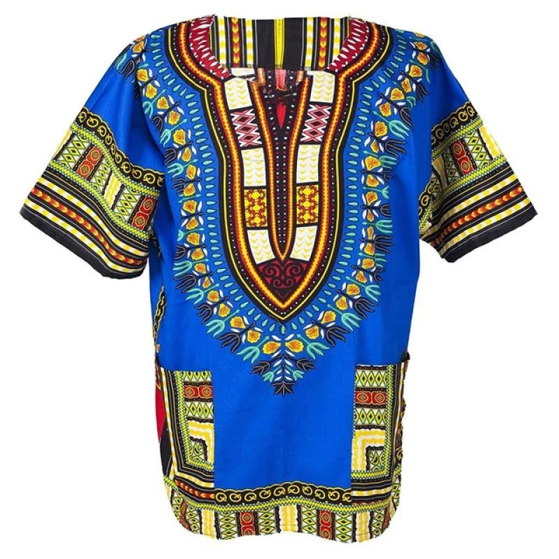 Camiseta masculina Dashiki Cultura da África, camiseta de manga curta impressa em 3D, top confortável, roupas grandes, streetwear, verão