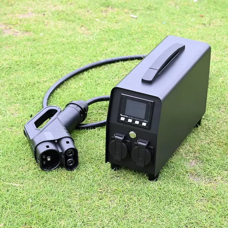 EONDRIVE European Standard CCS2 V2L 5.5KW EV Portable Discharge Station Outdoor Inverter Device External Discharge 93%
