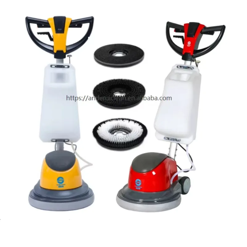 New Multi-functional Butterfly Handle Floor Scrubber Machine Burnisher Carpet Brush For Cleaning Machine Carpet 1100W