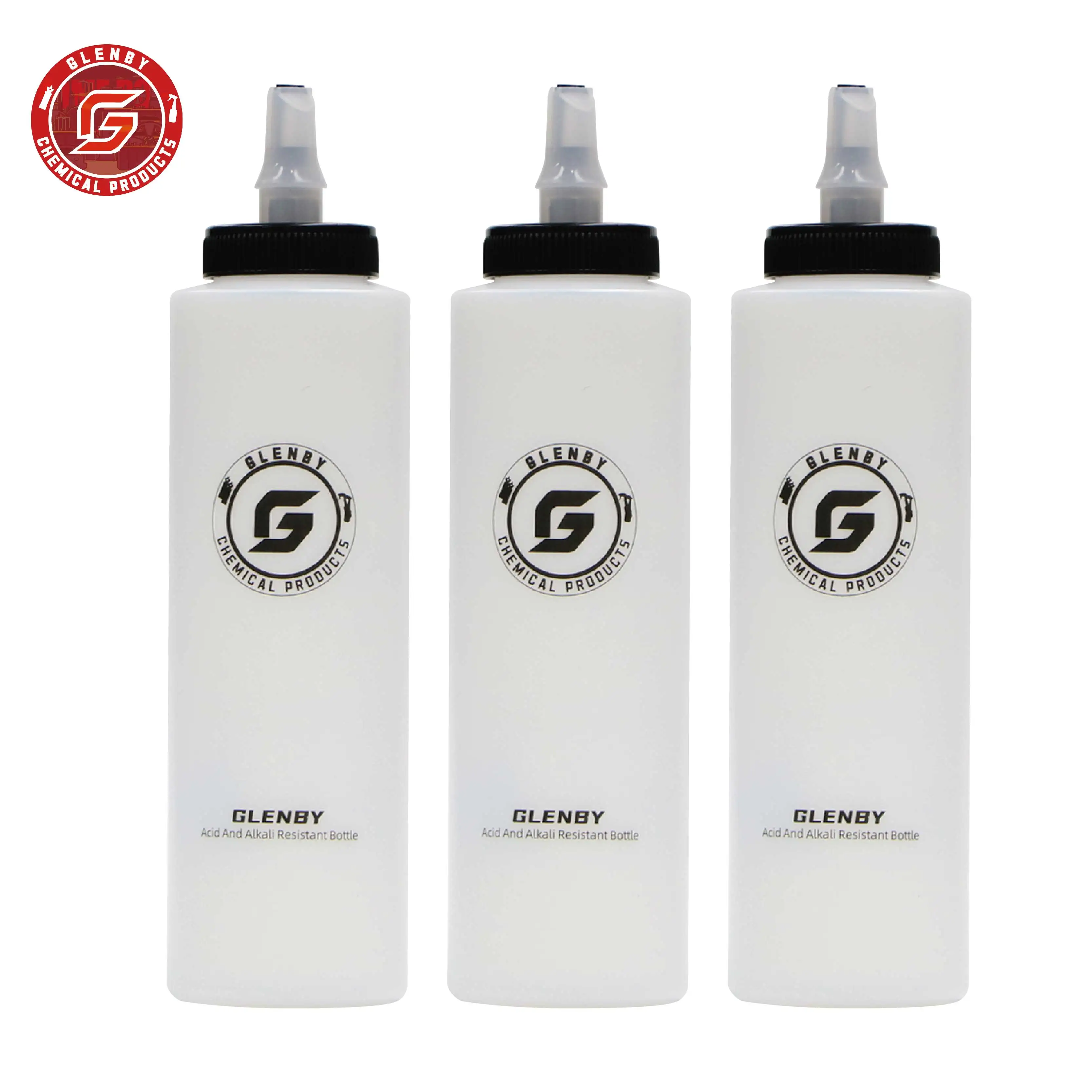 Plastic Squeeze Bottle 400ml Car Wax Bottle Acid and Alkali Resistant Cleaning Tool Car Care Polish Wax Dispenser Bottle - 3pcs