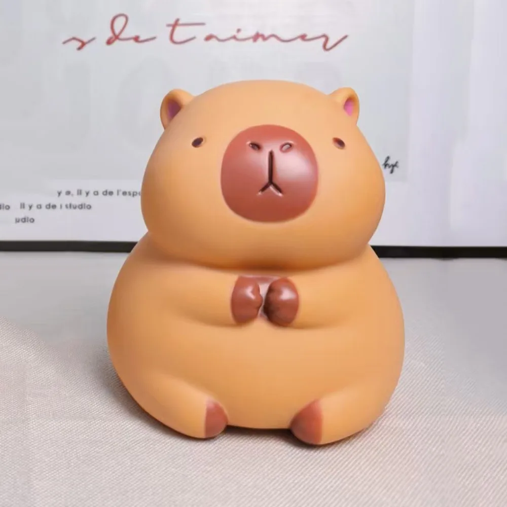 저금통 대용량 장식 카피바라 돼지 저금통 만화 모델 카피바라 어린이 수납함