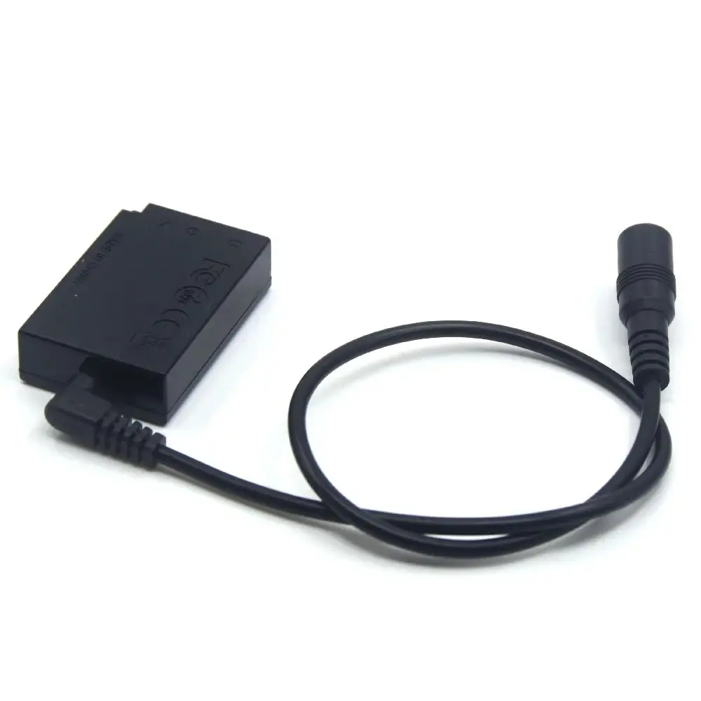 Lp E17 Dummy Battery 5.5mm*2.1mm Female Plug Dr-E17 DC Coupler Supply For Canon Eos M3 M5 M6 Eos-M5 Camera