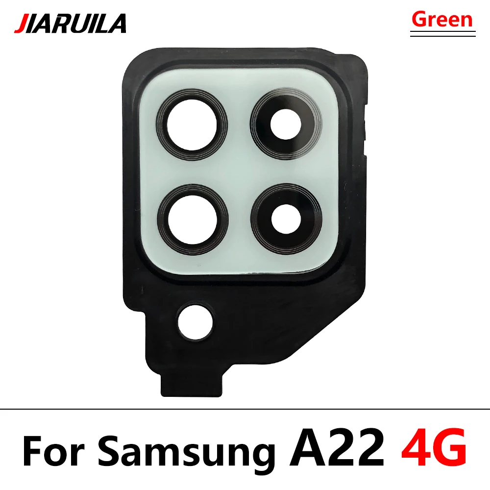 Gehäuse Zurück Hinten Kamera Glas Objektiv Mit Abdeckung Rahmen Halter Für Samsung A22 5G A22 4G Schwarz Lila grün Weiß – Detail 8