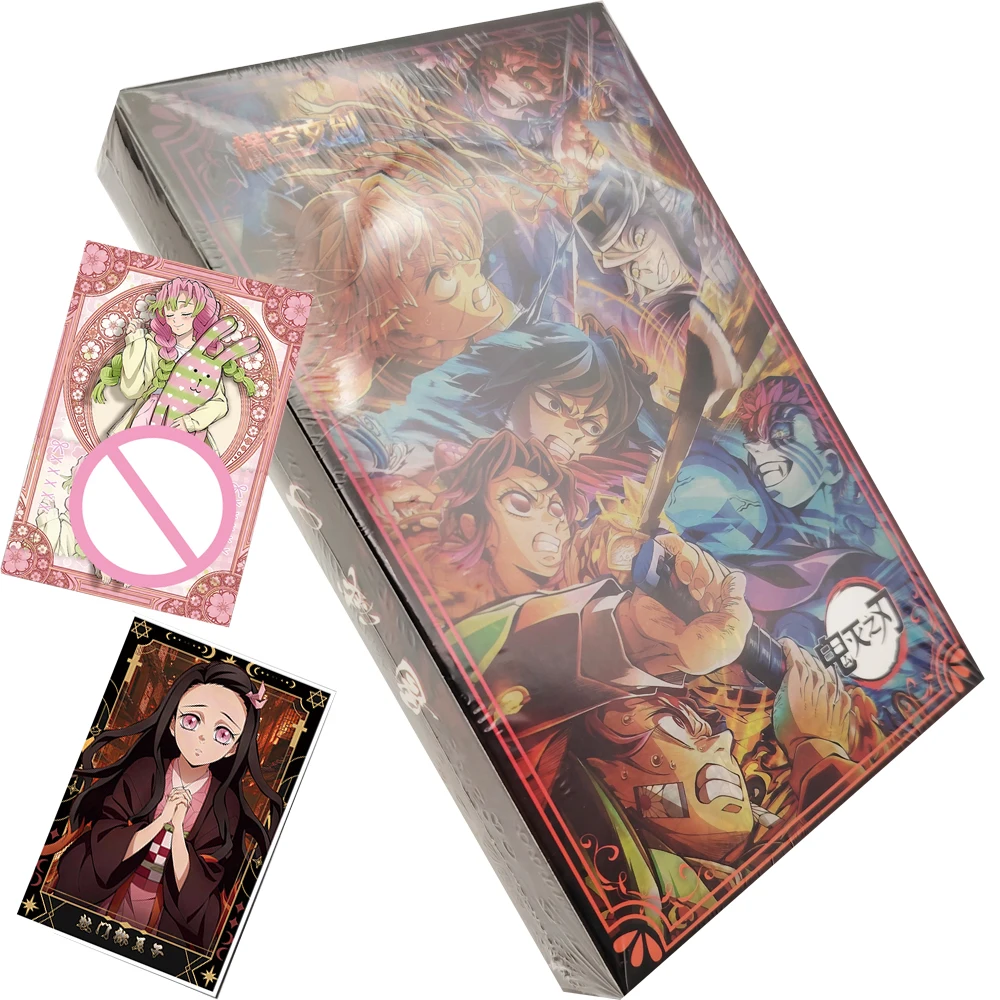

Demon Slayer Collection Card Fantasy Adventure Japanese Anime Character Creative Exquisite Color Paper Card Perfect Holiday Gift