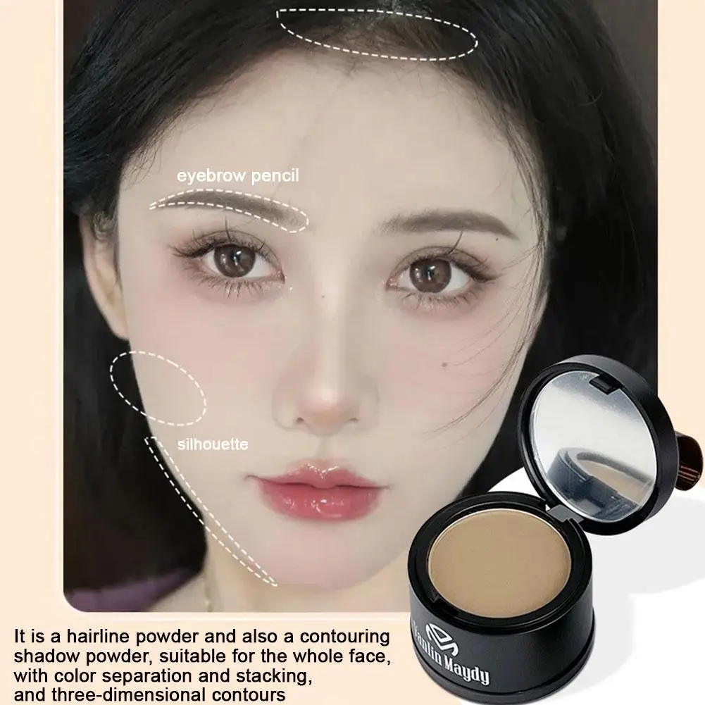 Hair Line Powder Black Root Cover Up Natural Instant Concealer Coverage 4color Hairline Shadow Hair Waterproof Powder X2A1