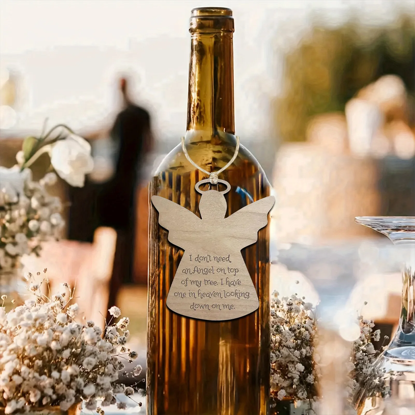 

Wooden-Angel Ornament DIY Craft Design Home Car Decoration For Easter Holiday Ornament