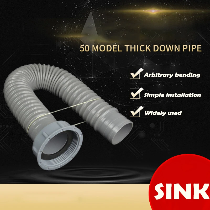 Ablaufschlauch für Waschmaschinen, dicke Entladungsqualität, PP- und PVC-Materialien, direkte Verwendung oder Verlängerung