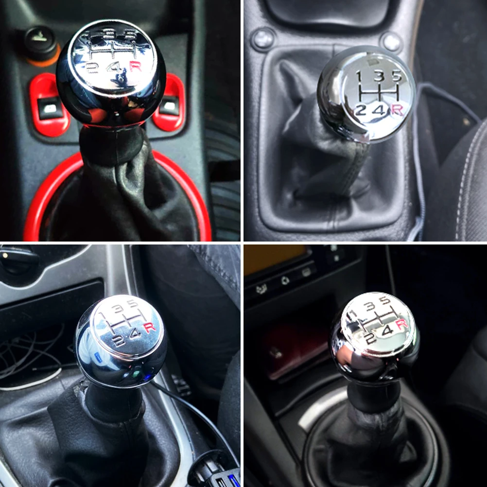 For Ford Focus 2 Mondeo 3 S-MAX C-MAX Mustang Galaxy Fiesta MK6 Transit MK6 MK7 5 Speed Gear Shift Knob Stick Shifter Lever Pen