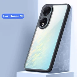 For Honor 90 Case For Honor 90 Cover Funda Shell Hard Clear PC Transparent TPU Edge Protective Back Bumper For Honor 90