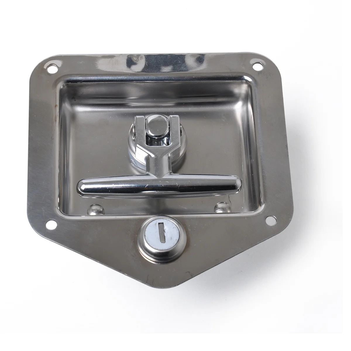

Box Stainless Steel T-Handle Security Lock For Trailer Rv Truck Cabinet Adjustable Anti- Paddle Lock