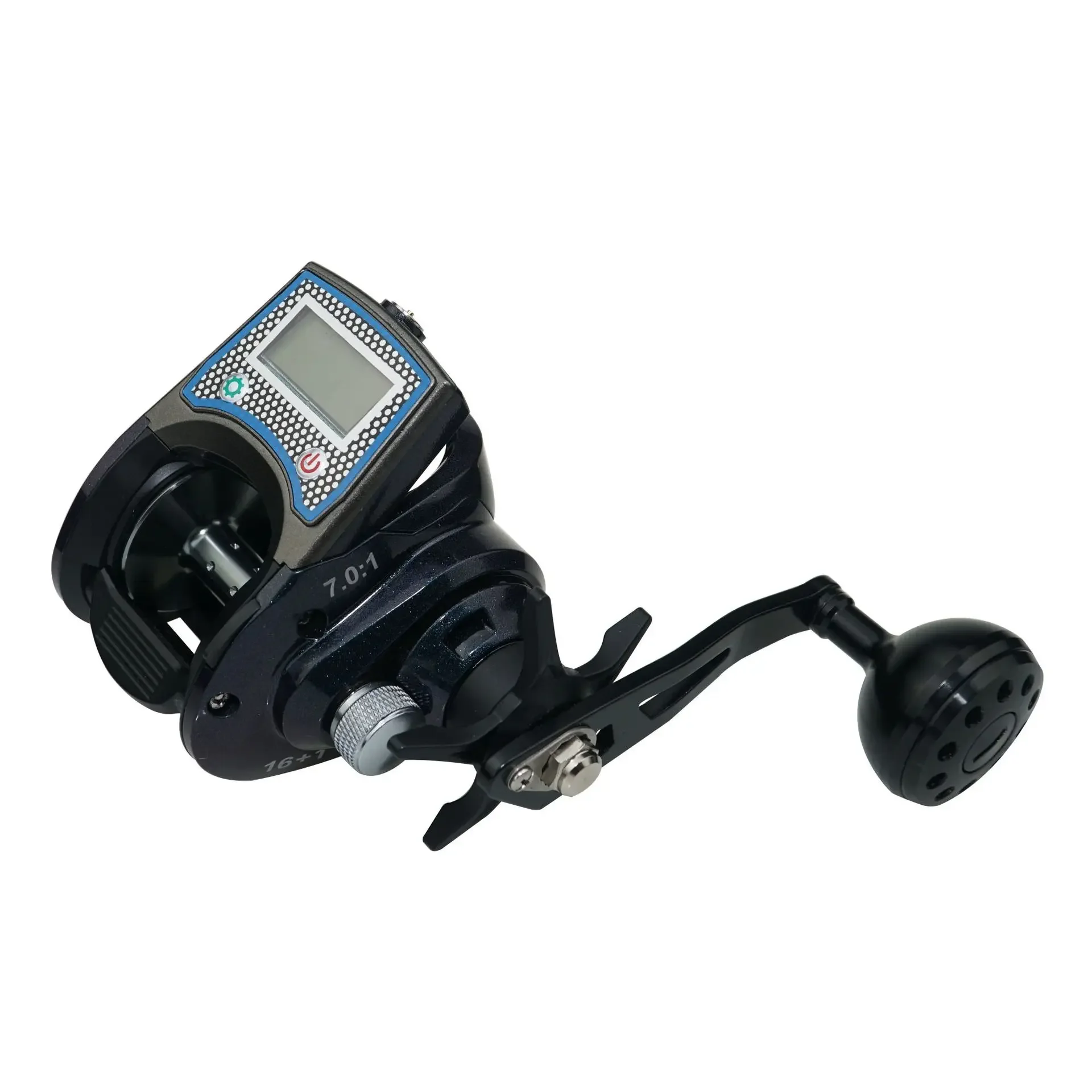 Carrete de pesca de jigging de fundición de alta calidad, carrete eléctrico de aguas profundas, 16 + 1BB SHK400