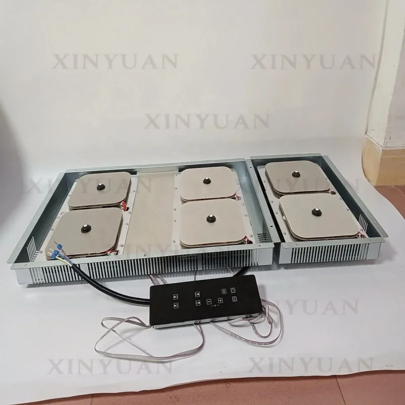 Induction Cooker, 6‑burner Invisible Built‑in Hob Suited for Installation Beneath Granite, Marble and Quartz Stone
