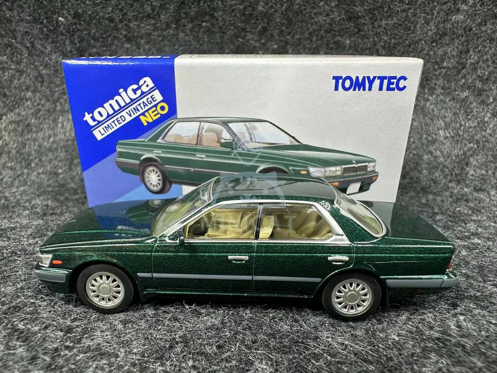 2408 Tomytec 1:64 Tlv LV-N238c Nissan Laurier Groene Collectie Gegoten Legering Auto Model Decoratie Cadeau