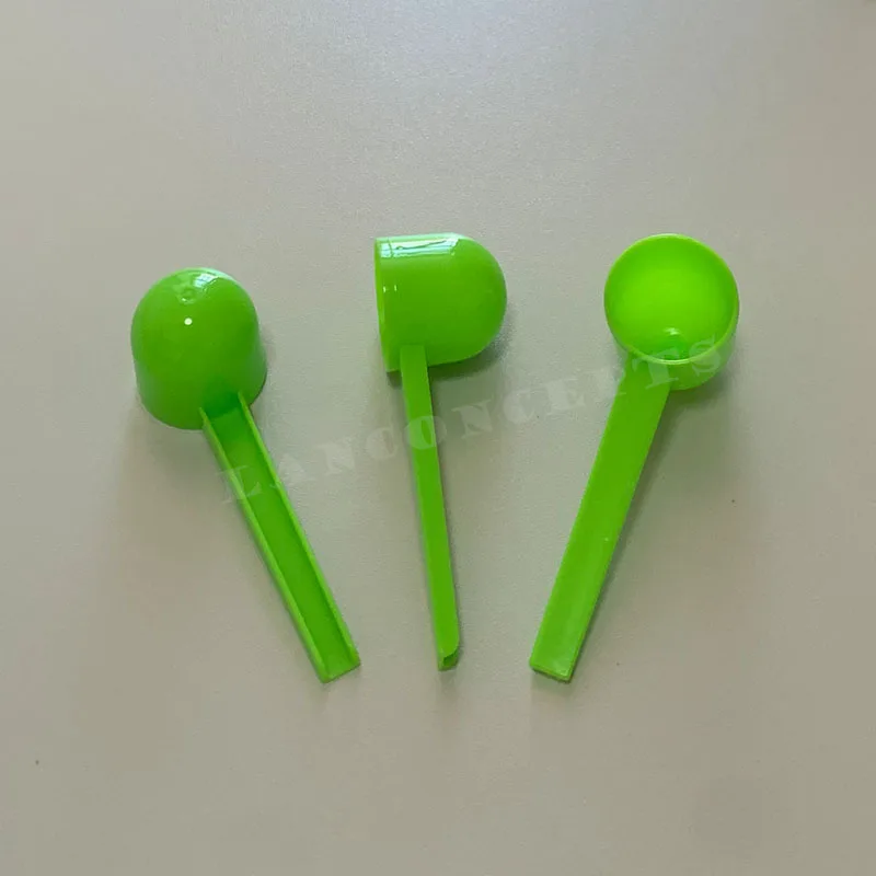 10ML 5g PP Spoon 5gram Plastic Measuring Scoop for medical milk powder Liquid - green 200pcs/lot free shipping