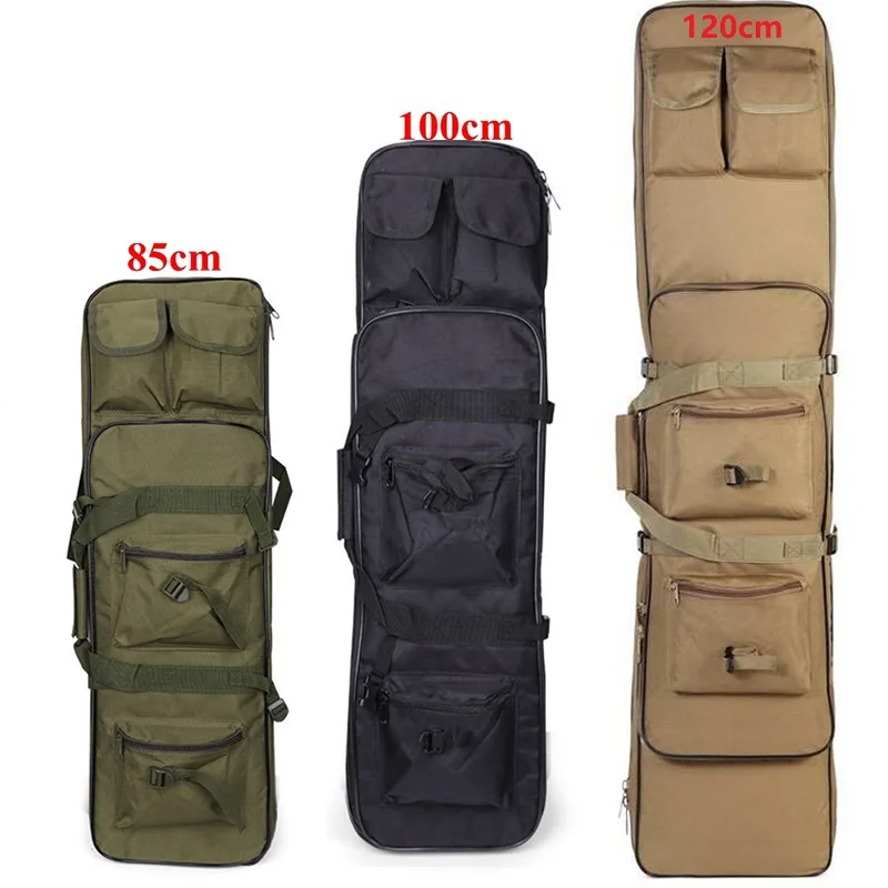 85 100 120cm Tactical Gun Bag Nylon Backpack Case Rifle Bag Sniper Airsoft Shooting Carry Shoulder Bags For Hunting Accessories