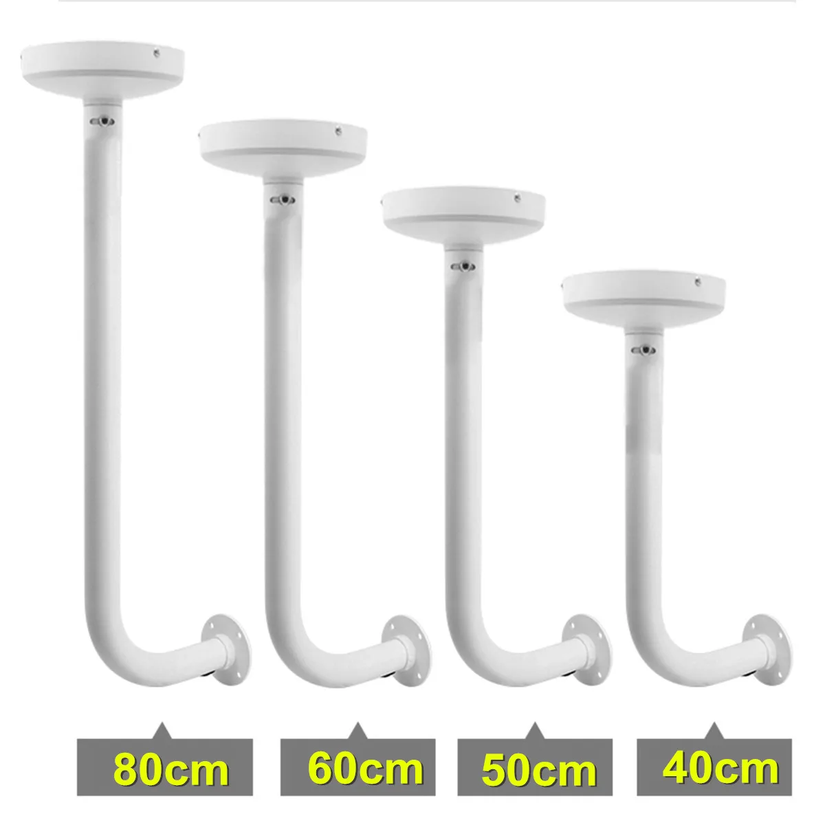 

40cm 50cm 60cm Heighted Monitoring Fence Support Universal Round Plate Aluminum Alloy Wall Mounting Security Dome Camera Bracket