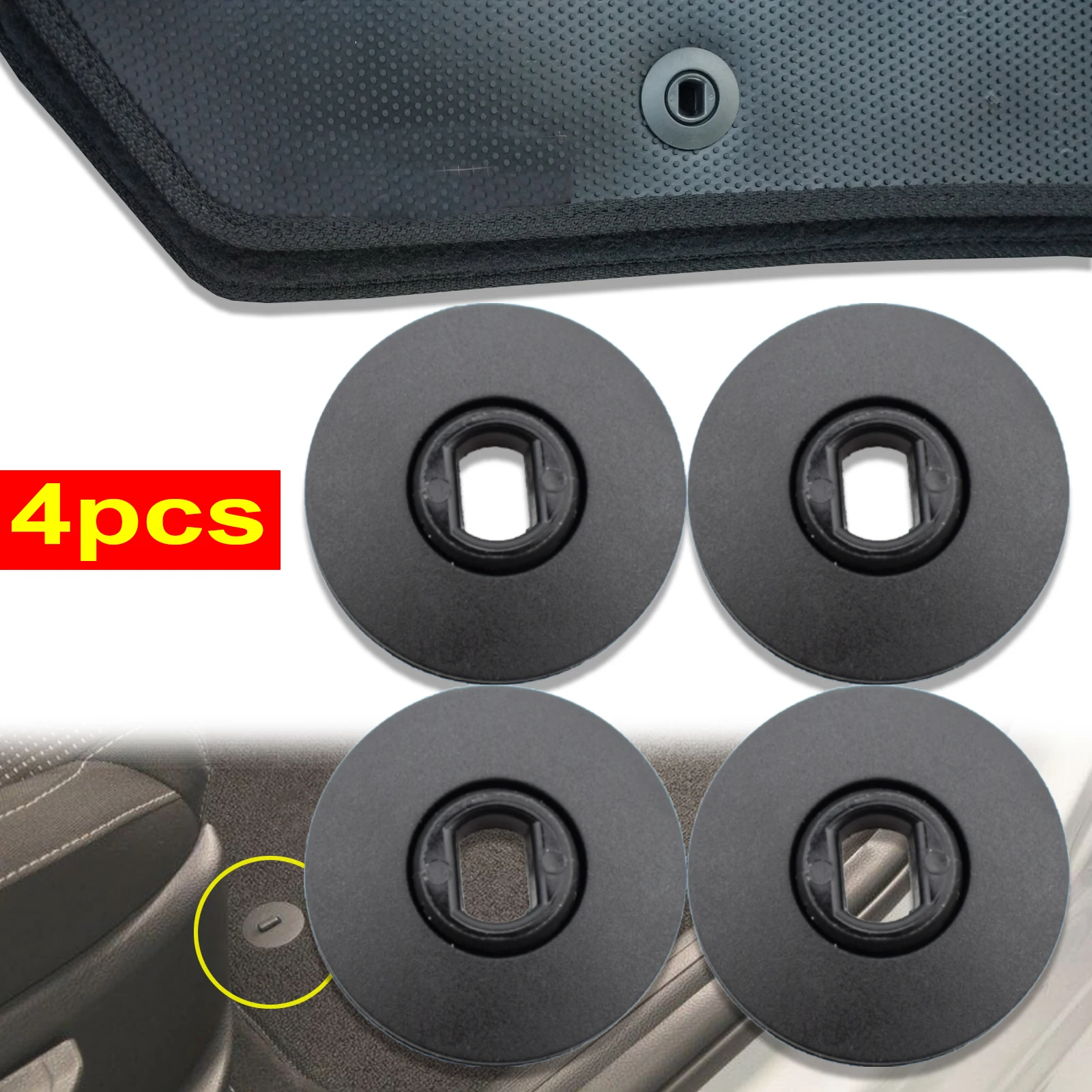 4pcs For Kia Ceed Forte Soul Niro Sportage Sorento Optima Soul Car Fastener Floor Foot Mat Clips Carpet Fixing Holder Retainer