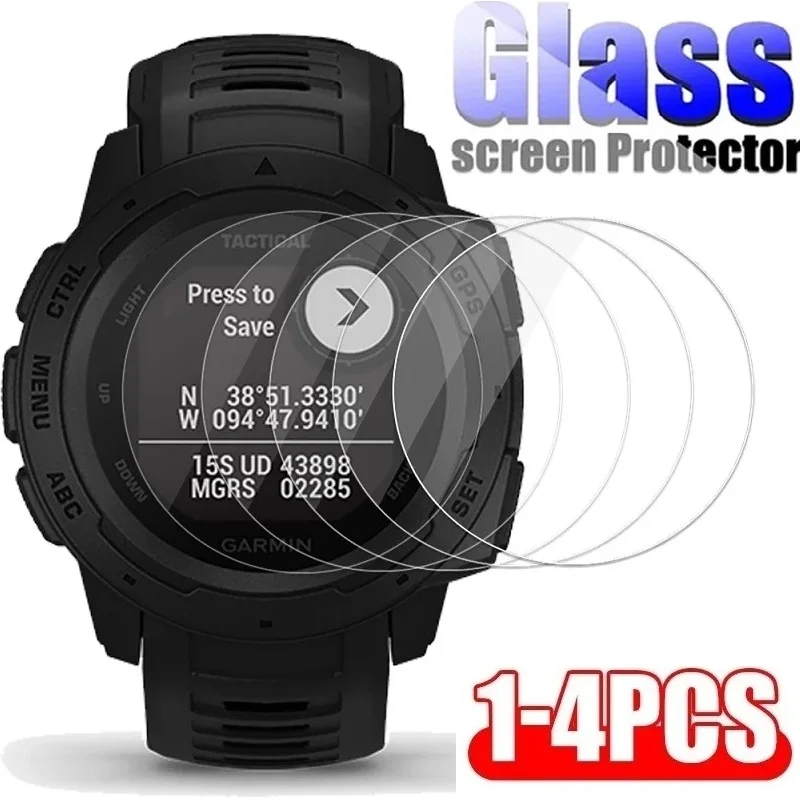 Tempered Glass For Garmin Vivoactive 3 Screen Protector For Garmin Vivoactive 3 HD Clear Watch Screen Film Watch Accessories