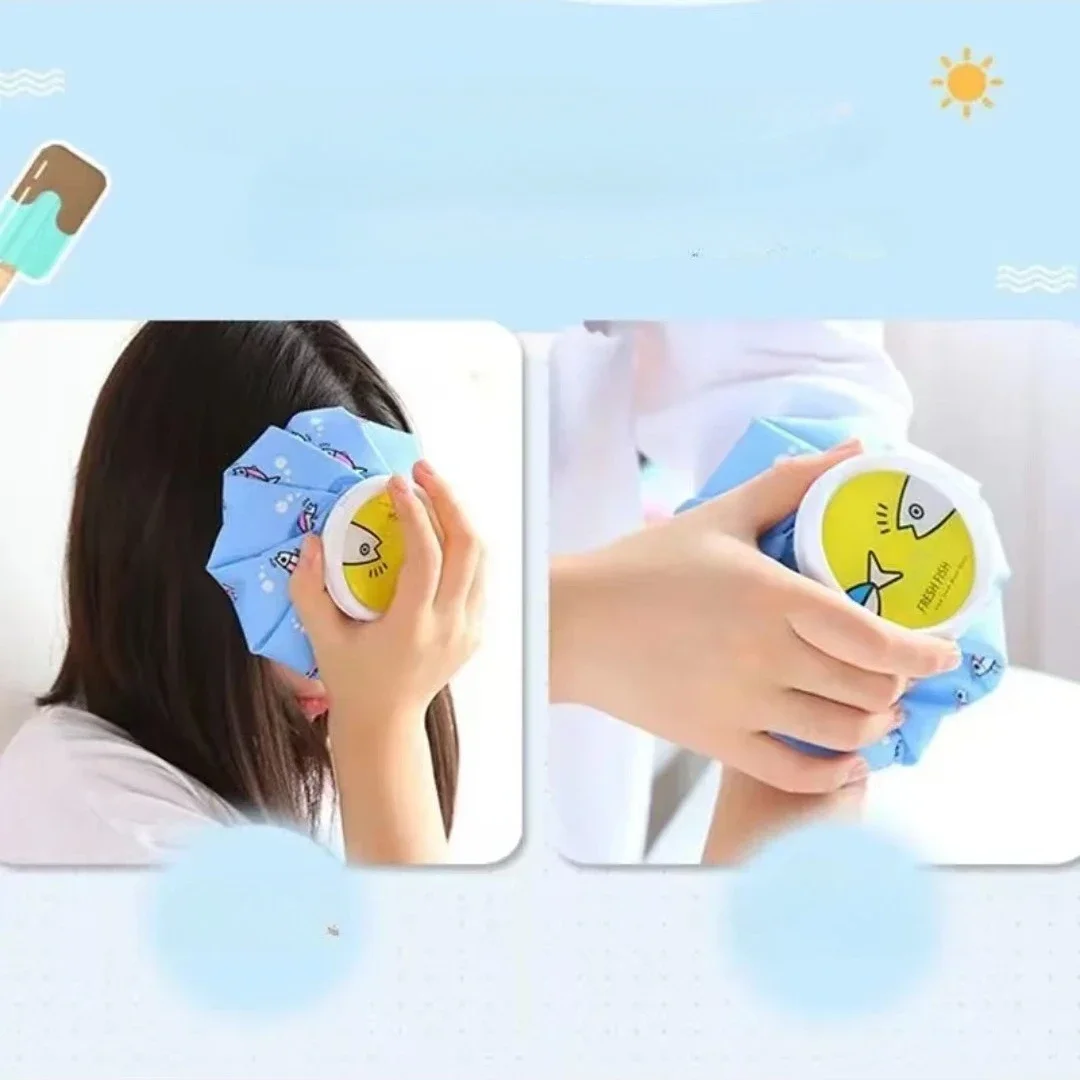 Applicare il ghiaccio per ridurre i pori Panno per il riempimento dell'acqua Impacco di ghiaccio rinfrescante Impacco di ghiaccio riutilizzabile Massaggio per il viso Strumenti per la cura della pelle di bellezza del viso degli occhi