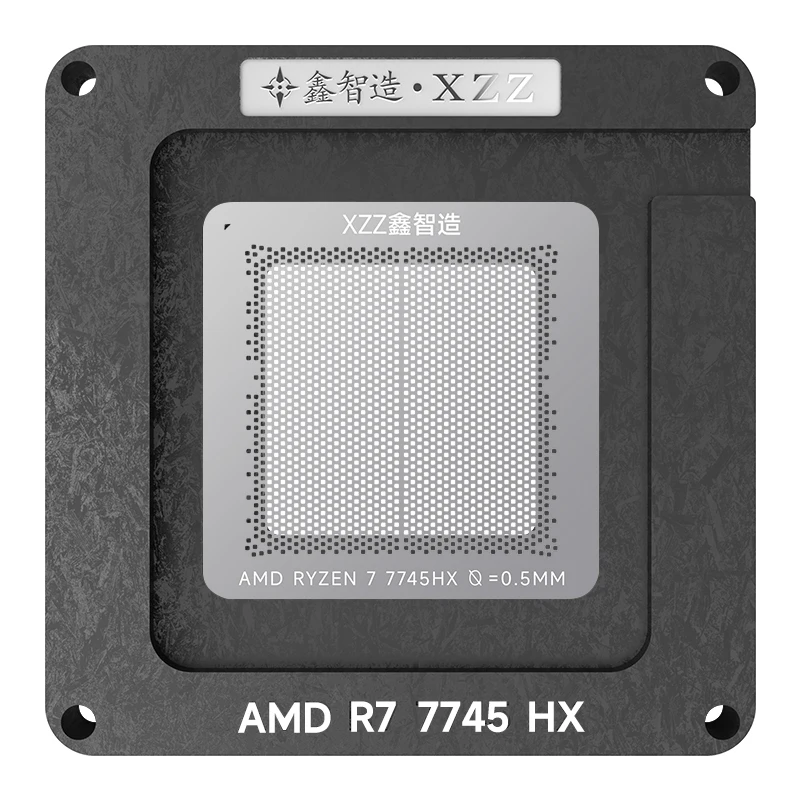 Трафарет для реболлинга XZZ bga для AMD R9 7945HX 100- 000000870   R7 7745HX 100- 000000721   Прецизионные квадратные отверстия с прямым нагревом