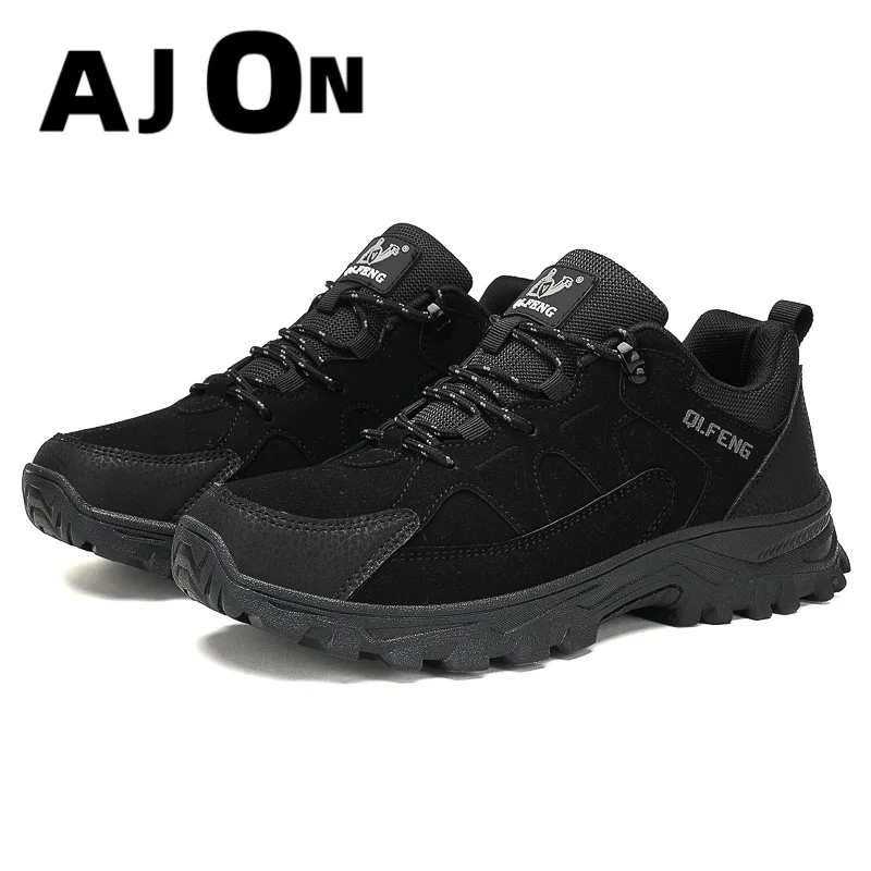 รองเท้าเดินป่าสำหรับผู้ชาย รองเท้ากีฬากลางแจ้งแบบเบา รองเท้าสำหรับตั้งแคมป์ วิ่งจ๊อกกิ้ง รองเท้าผู้ชาย รองเท้าทำงานแบบกันการเจาะ ขนาด 37-49
