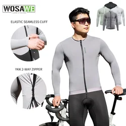WOSAWE Men Cycling Jersey Cycling Clothing Quick Dry Summer Bicycle Short Sleeves MTB Mallot Ciclismo Enduro Shirts Bike Clothes