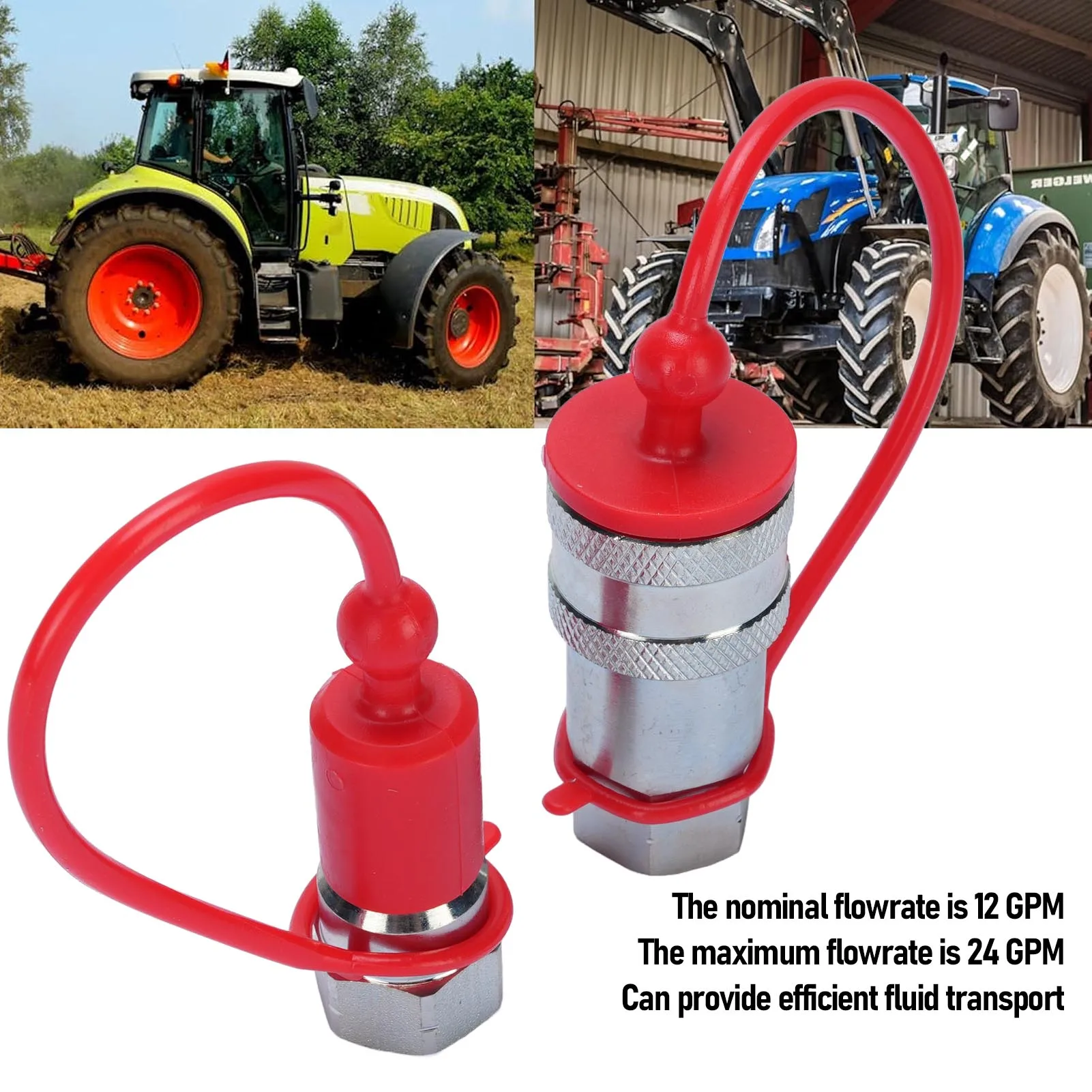 

2 шт. 1/4 "гидравлическая быстроразъемная муфта из закаленной стали, гидравлическая быстроразъемная муфта, безопасное соединение с пылью для строительства