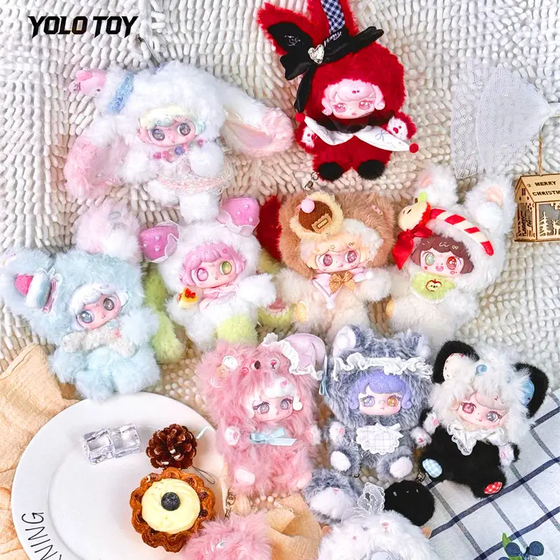 

Tutu Kunmi 2nd Generation Who Ate The Cake Mystery Box Plush Doll Keychain Cute Toy Gift