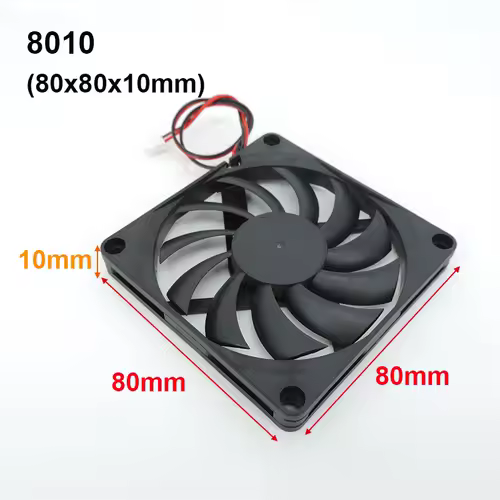 4010 12025 8010 30mm dc 5V 12V 24V Cooling Fan Brushless Motor Case Quiet 40MM 50MM 60MM 70MM 80MM 90MM 120MM for 3D print 2PIN - Image 16