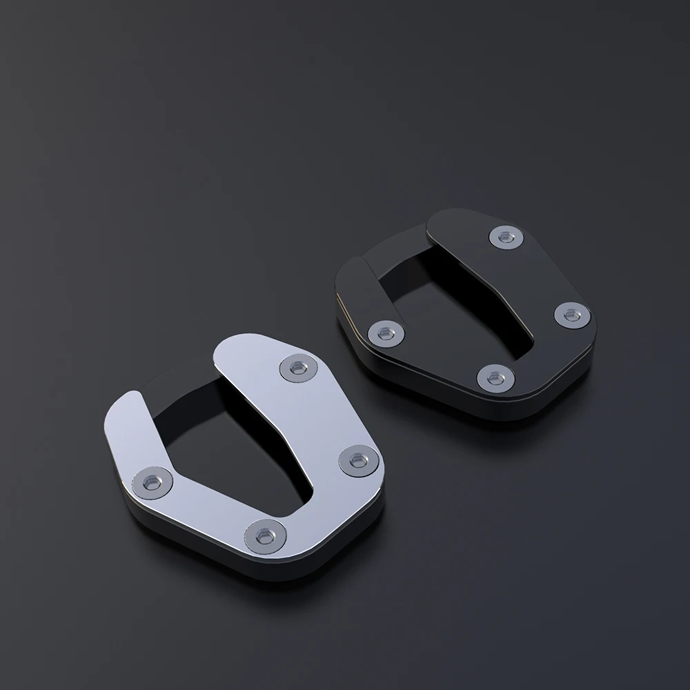 NEW CNC Aluminum For Moto Guzzi V100 Mandello /S Side Stand Enlarge 2023 2024 Enlarge the foot support base Motorcycle Kickstand