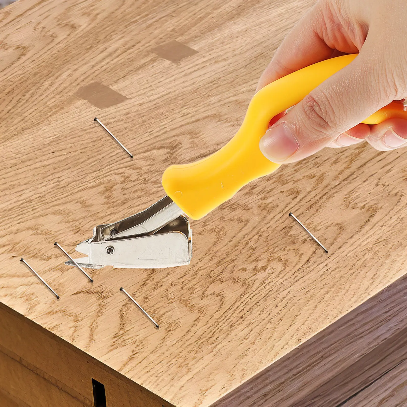 

Набор из 2-х прочных инструментов для удаления скоб с эргономичной рукояткой для мебели, обивки, ковров и деревянных полов