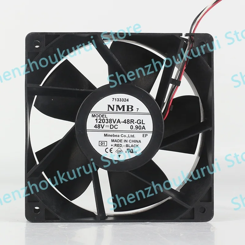 cooling fan Original and genuine NMB 12CM high-capacity 12038VA-48R-GL 48V 0.90A cabinet frequency converter with