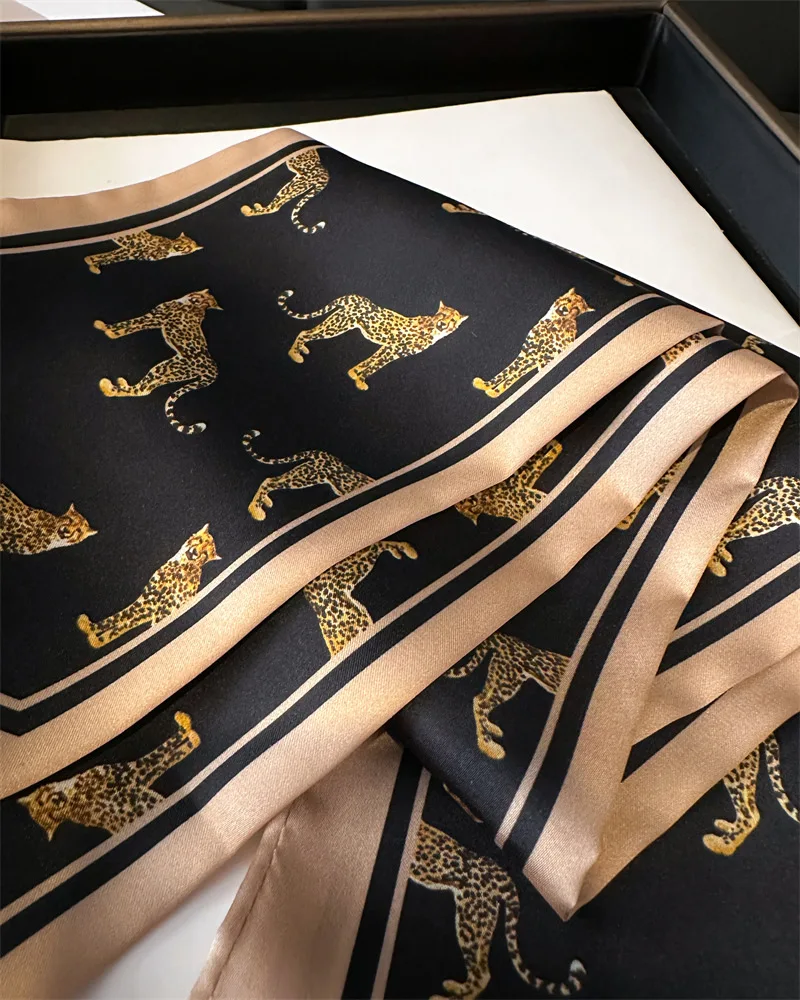 الفاخرة وشاح الرأس الشعر الرقبة والأوشحة للنساء محفظة حقيبة الأوشحة لحقائب اليد حريري طويل رقيقة الحرير الحجاب الموضة #4