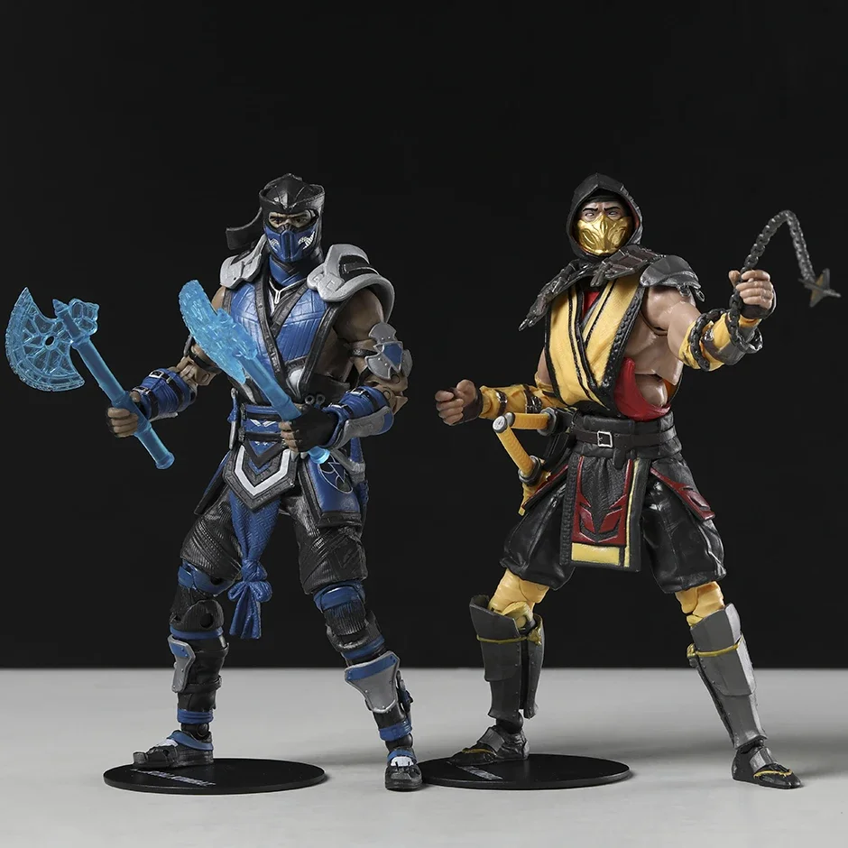 Sub-Zero แมงป่อง 7 นิ้วรูปการกระทําตุ๊กตา PVC ชุดตกแต่งรูปปั้นของขวัญของเล่น