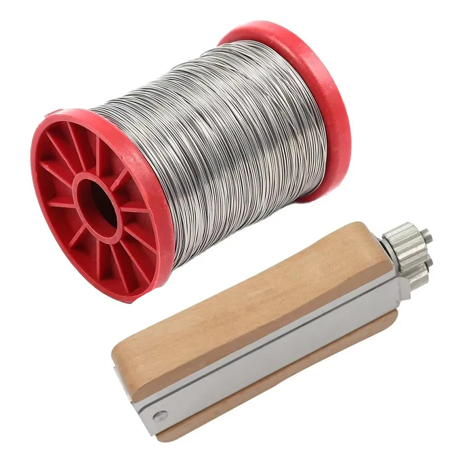 1 Sets Stainless Steel Wire and Beekeeping Nest Frame Box Straightening Wire Tensioner Crimper Beekeeper Special Tools