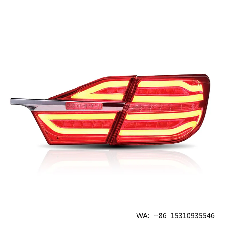 Camry 2015-up Sequential LED Tail Lamp Dynamic Flowing Turn Signal Waterproof High Bright Rear Light