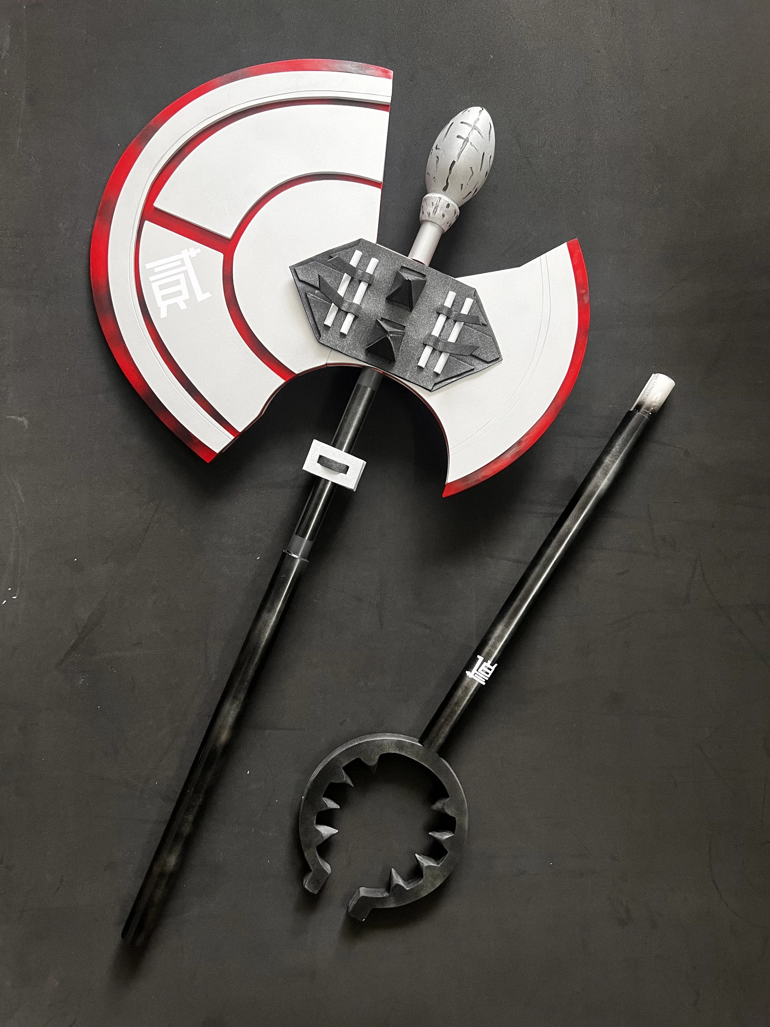 The Hundred Line -Last Defense Academy Shizuhara Hiruko‌ Axe Cosplay Props Halloween Christmas Fancy Party Costumes Accessories