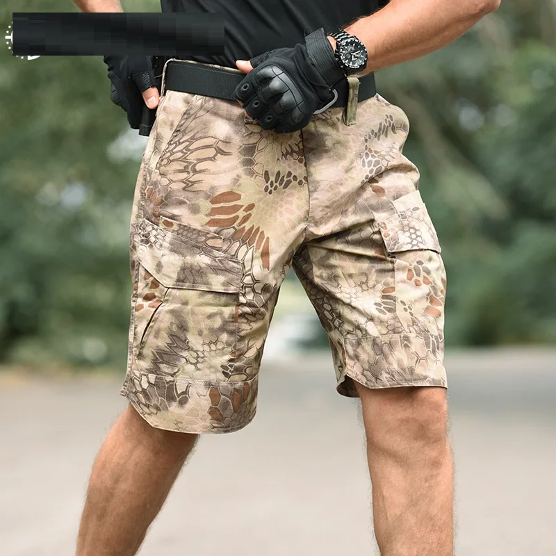 Tactical Short Pants Mens New Camouflage Shorts Multi Pockets Pants Summer Breathable Quick-dry Male Casual Short Pants