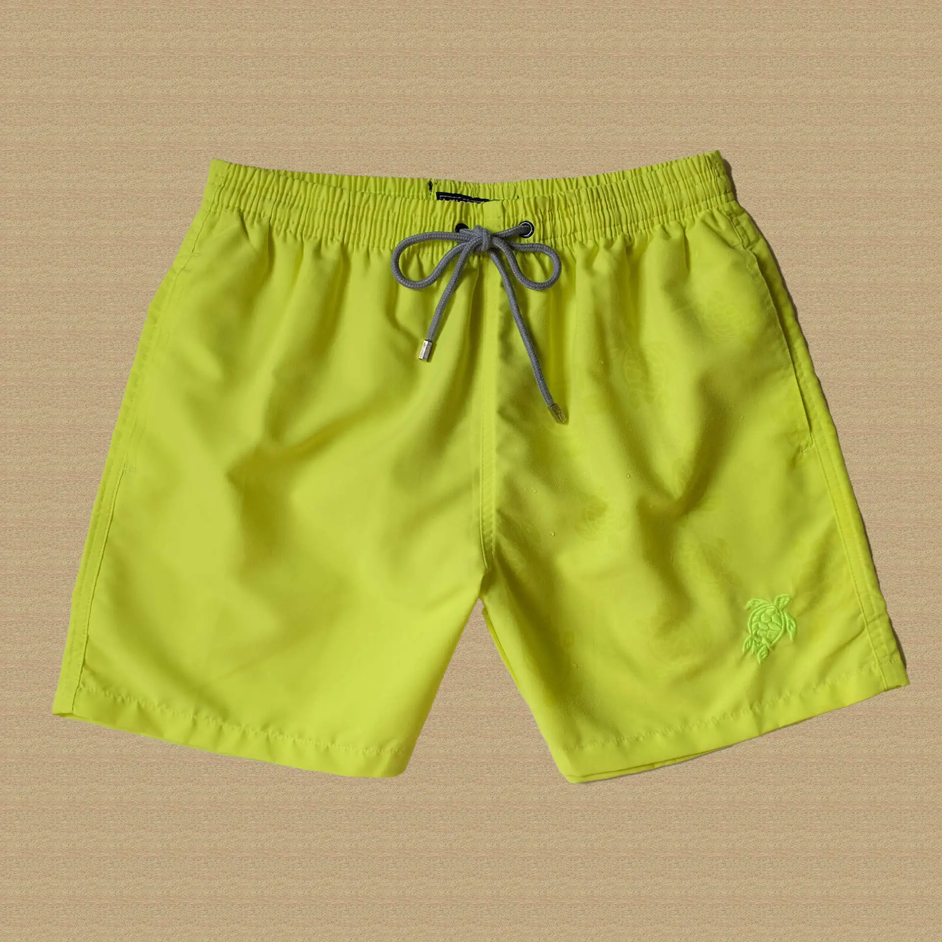 Summer Solid Color Men\'s Swimsuit  Beach Shorts  Pockets For Sports And Leisure Bermuda Sportswear Turtle Brand  Male Shorts