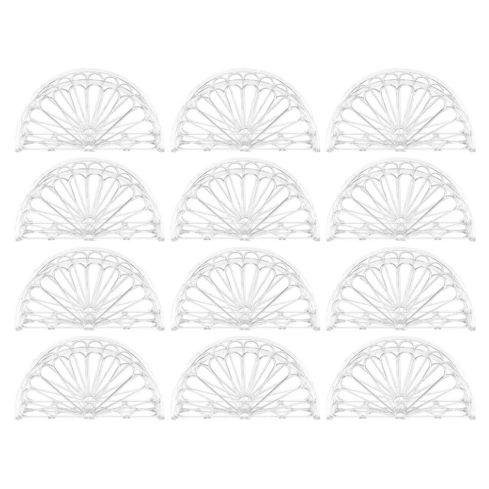 

12 Pcs Acrylic Napkin Holder Tissue Storage Rack Vertical Stand Modern Style Decorative Freestanding Paper Towel Kitchen Bar