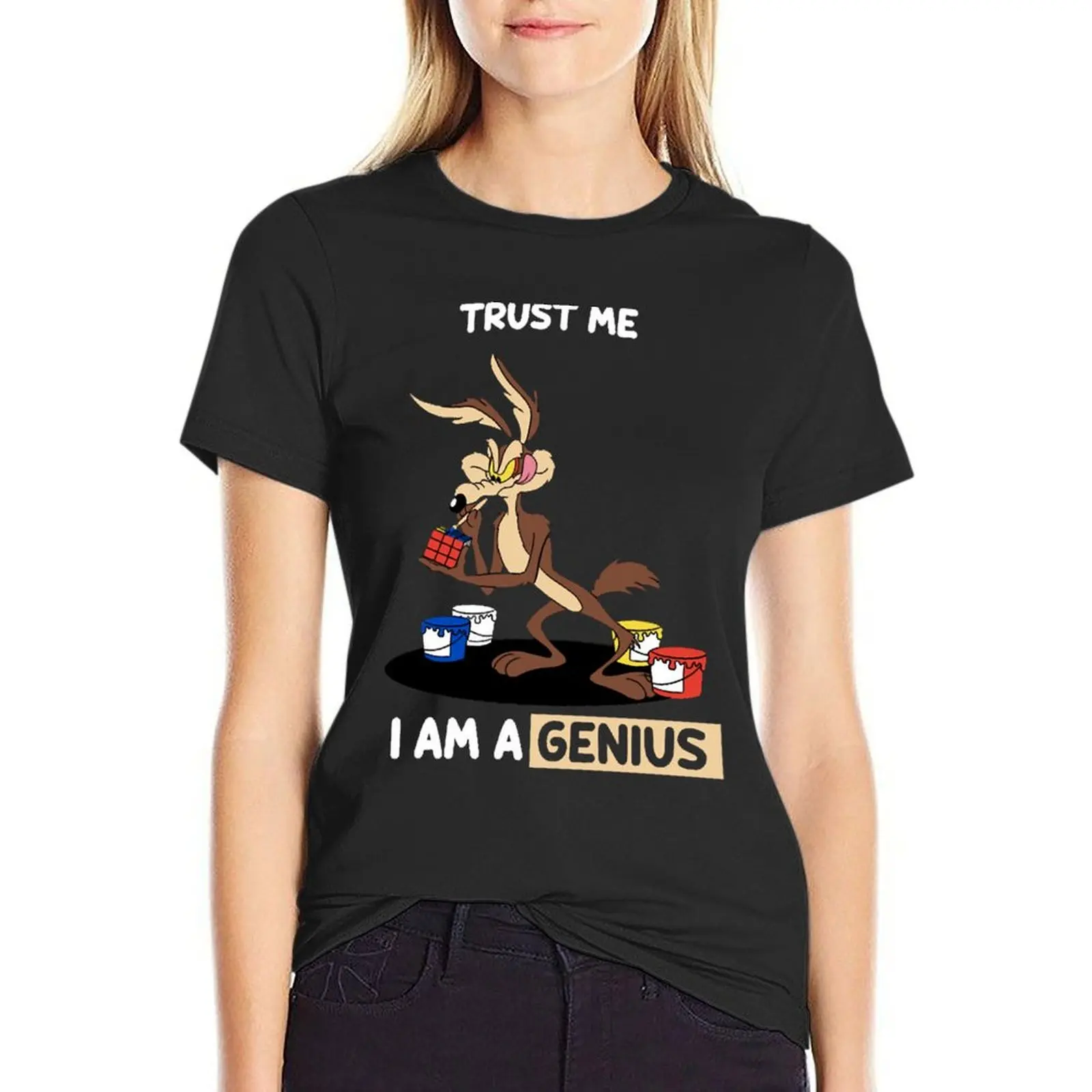 

Trust Me I Am A Genius T-Shirt hippie clothes Short sleeve tee cute clothes Female clothing t-shirts for Women pack