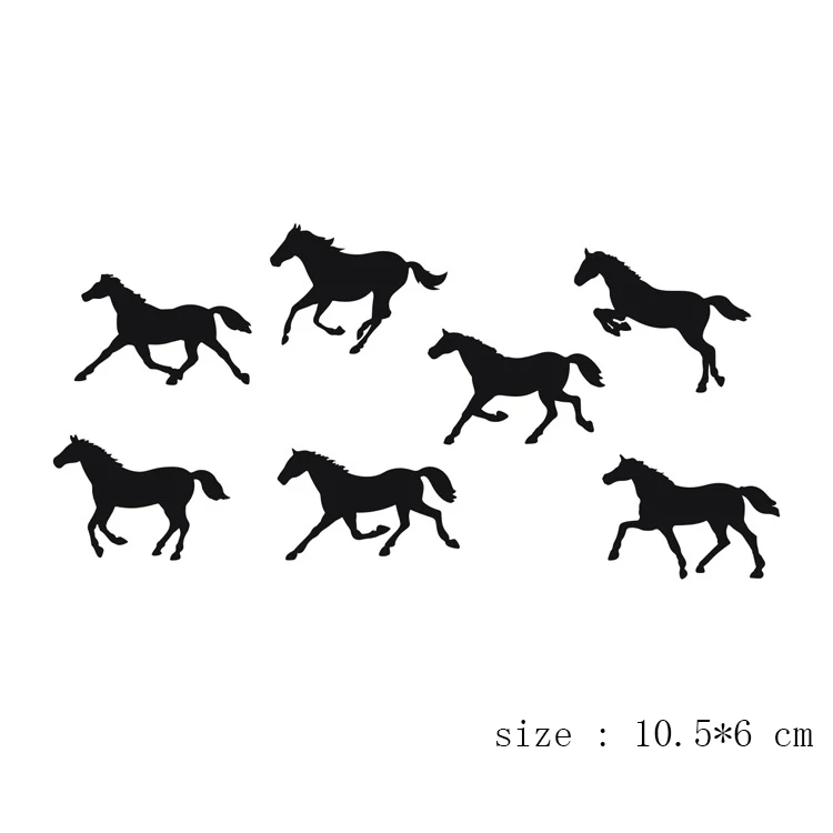 Water Transfer Tattoo Sexy Running Horse Anime Tattoo Body Art Waterproof Temporary Fake Flash Tattoo for Man Woman 10.5*6cm