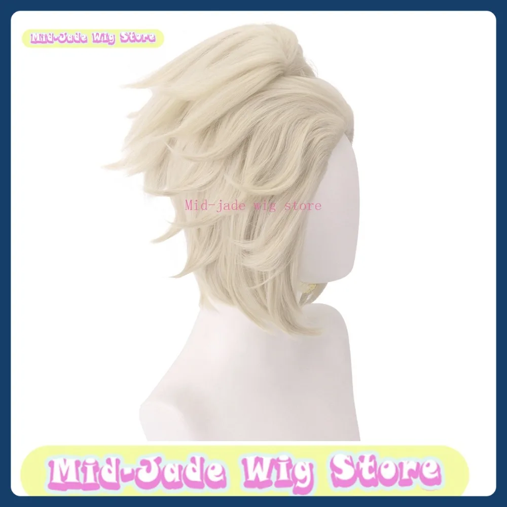 منتصف اليشم شعر مستعار مخزن الهوية الخامس المرتزقة B.Duck Nabusabeda شعر مستعار تأثيري ألعاب أنيمي ازياء الدعائم لعب الأدوار الباروكات #4