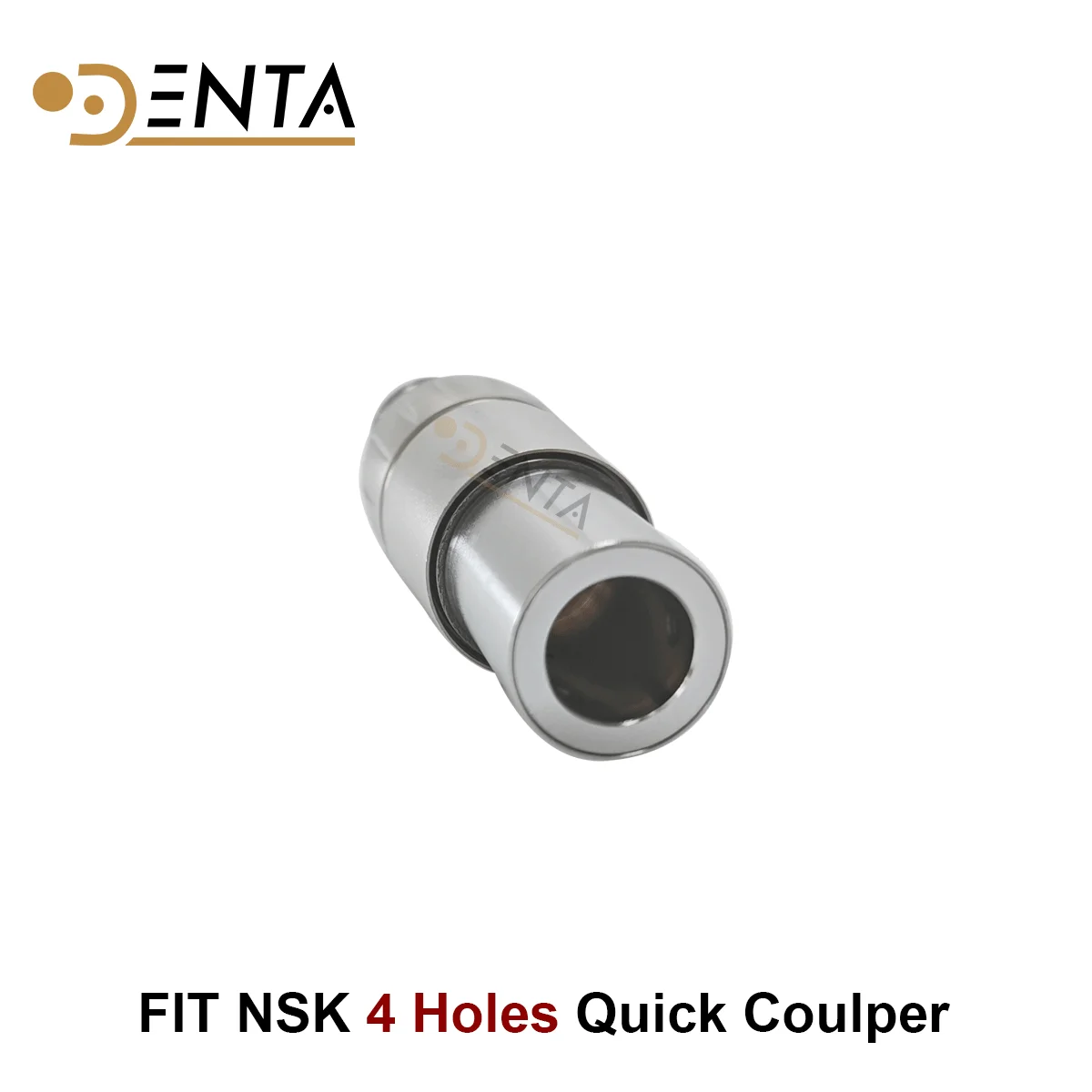 High Speed Handpiece Coupler, 4 Hole Quick Connect Coupling fit for NSK Sandent System, Dental Air Motor Connector