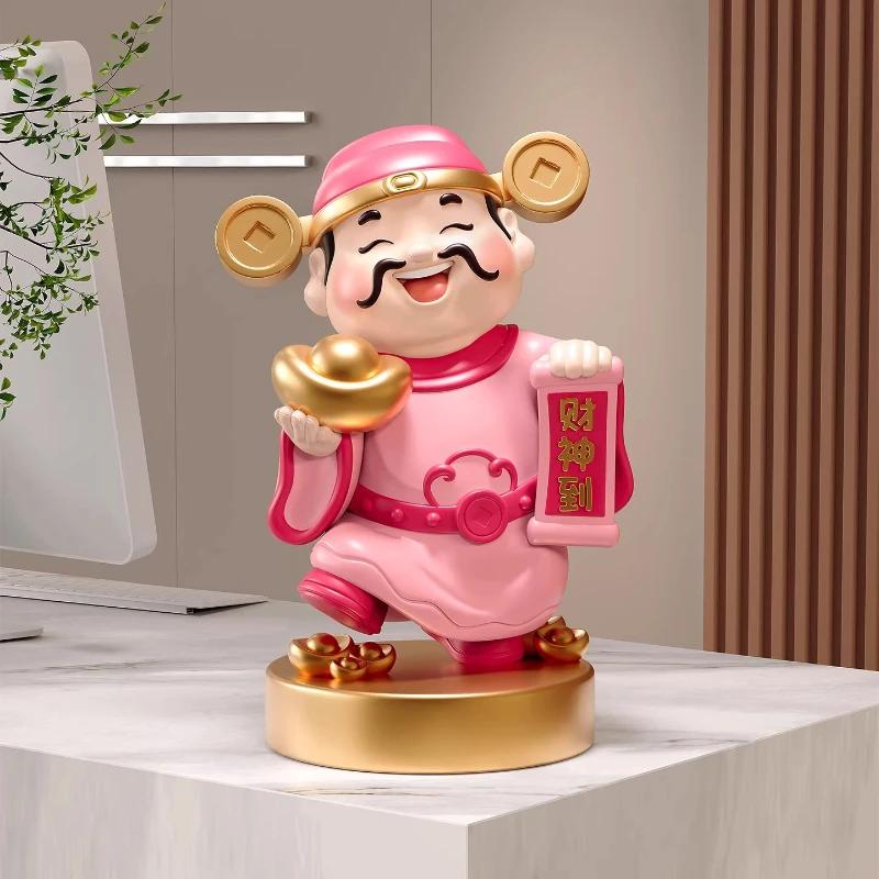 

Современный декор для дома: статуэтка Бога Богатства, украшение для гостиной, офиса, магазина, ресепшена, новогодний подарок на открытие бизнеса